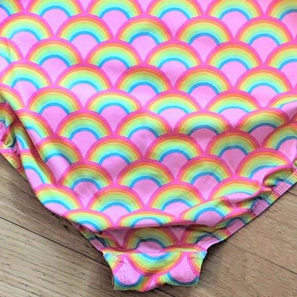Land's End Rainbow Swimsuit - Girls Size 14 - Picture 4 of 4